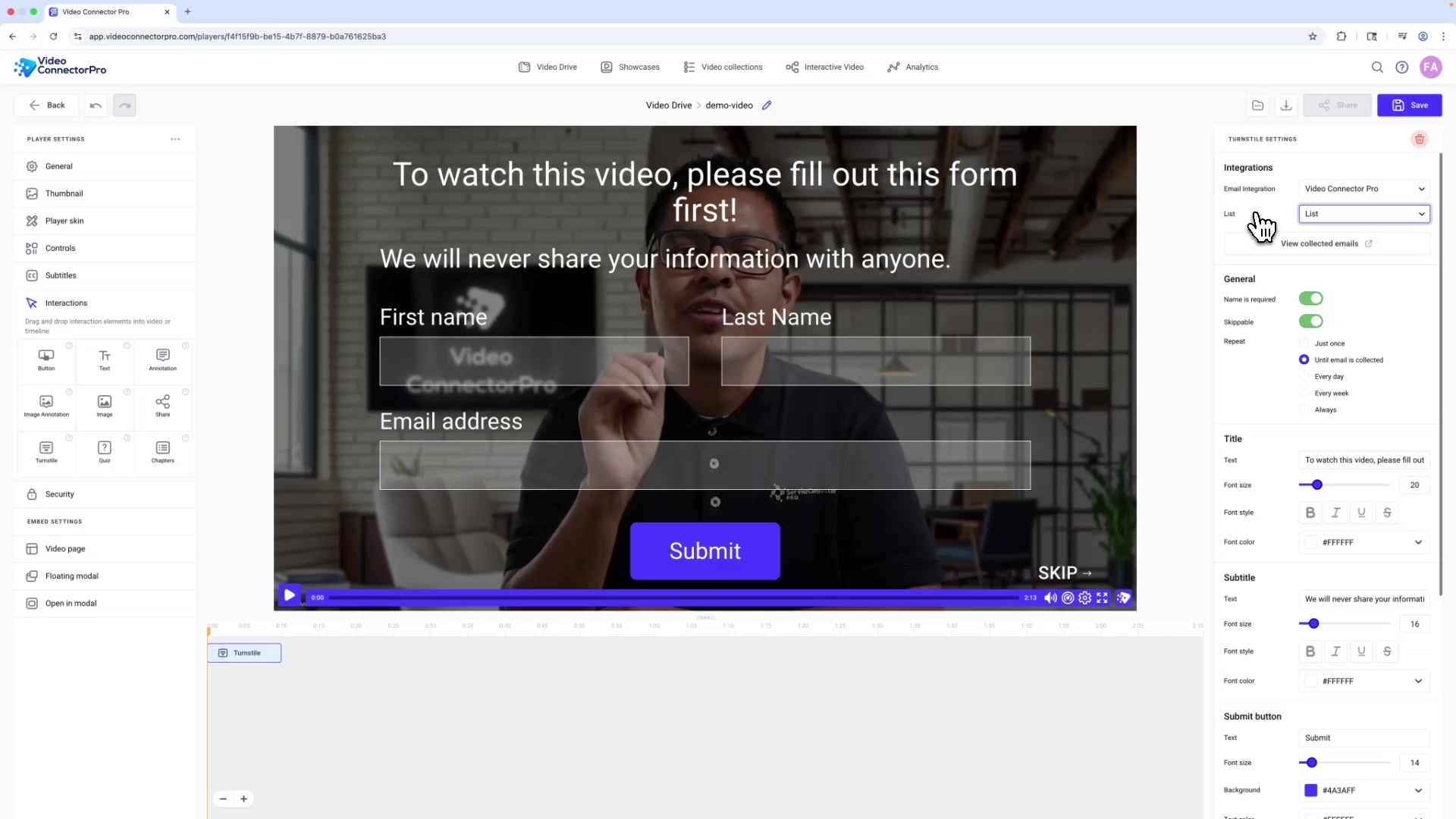 Video preview
