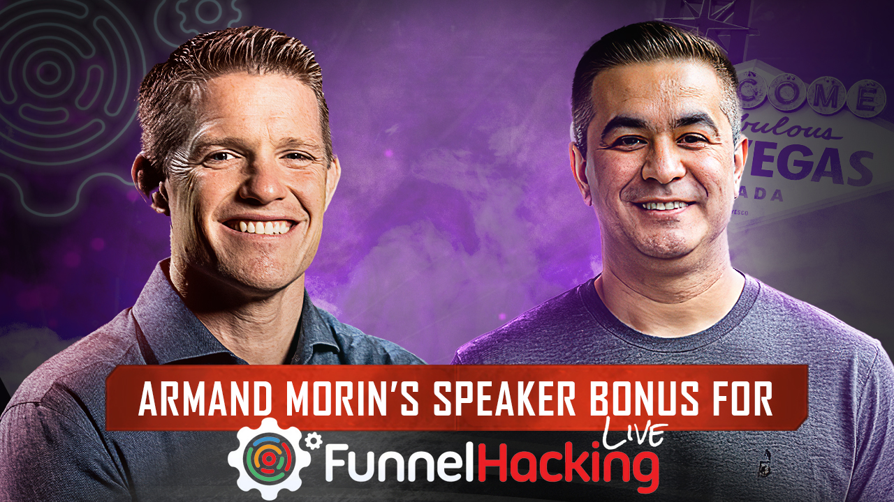 Armand Morin Takes The Funnel Hacking LIVE Stage!!
